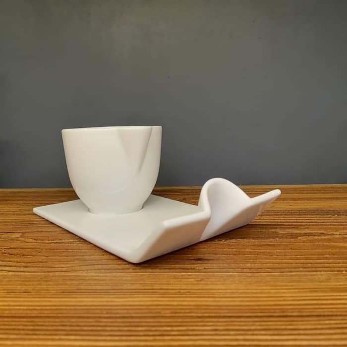 فنجان دمنوش و زیرفنجانی ساور مدل ۰۷۱۹ (دست ۶ عددی)